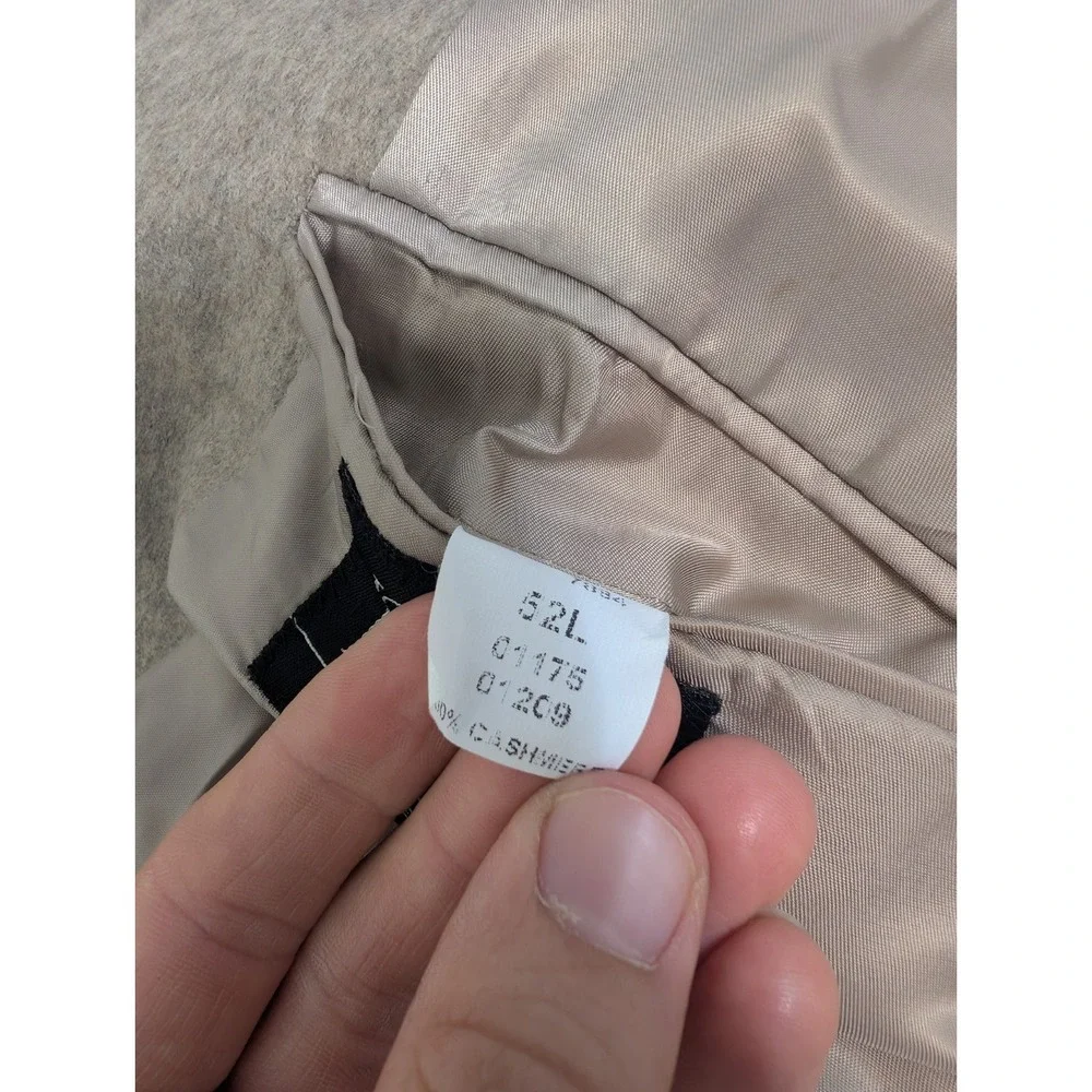 Joseph A Bank blazer 52L Taupe Tan Gray 100% Cashmere‎ Sport coat Single Vent